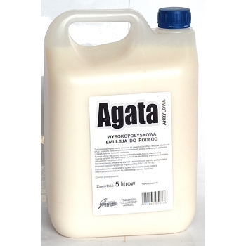 AGATA - Emulsja wysokopołyskowa do podłóg 5l